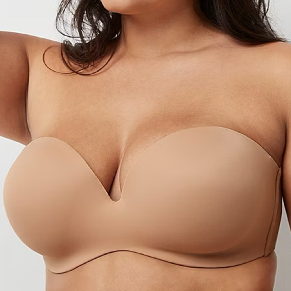 Strapless Bra | Ambrielle | Tan | 44D